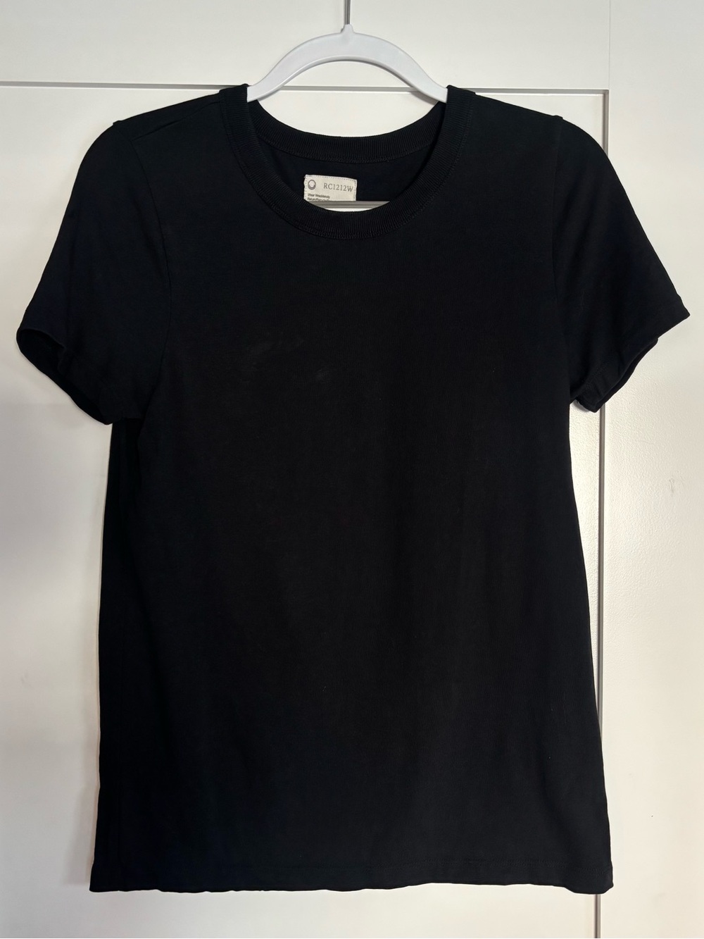 For Days Black Organic Cotton Crew Neck T-Shirt Women's Medium